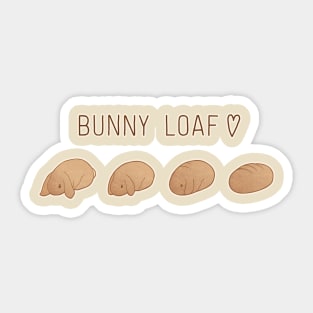 Bunny Loaf Sticker